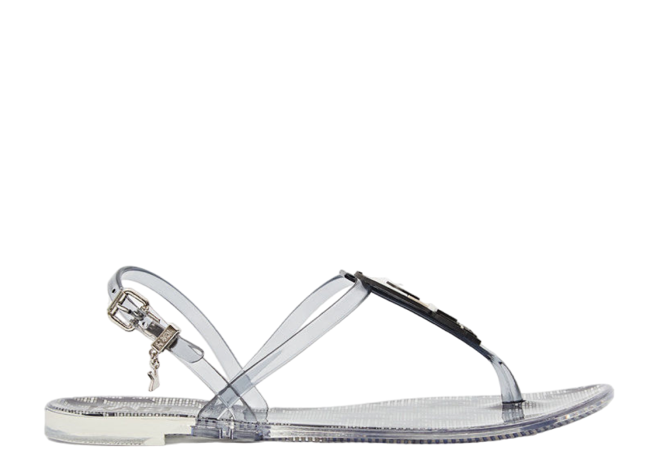Karl Lagerfeld Ikonic Jelly Sling Strap On Mid Grey