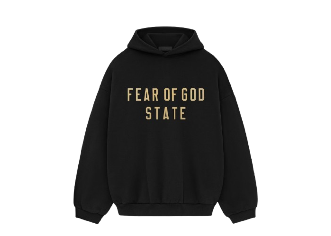 Fear Of God Essentials Fleece Hoodie Black