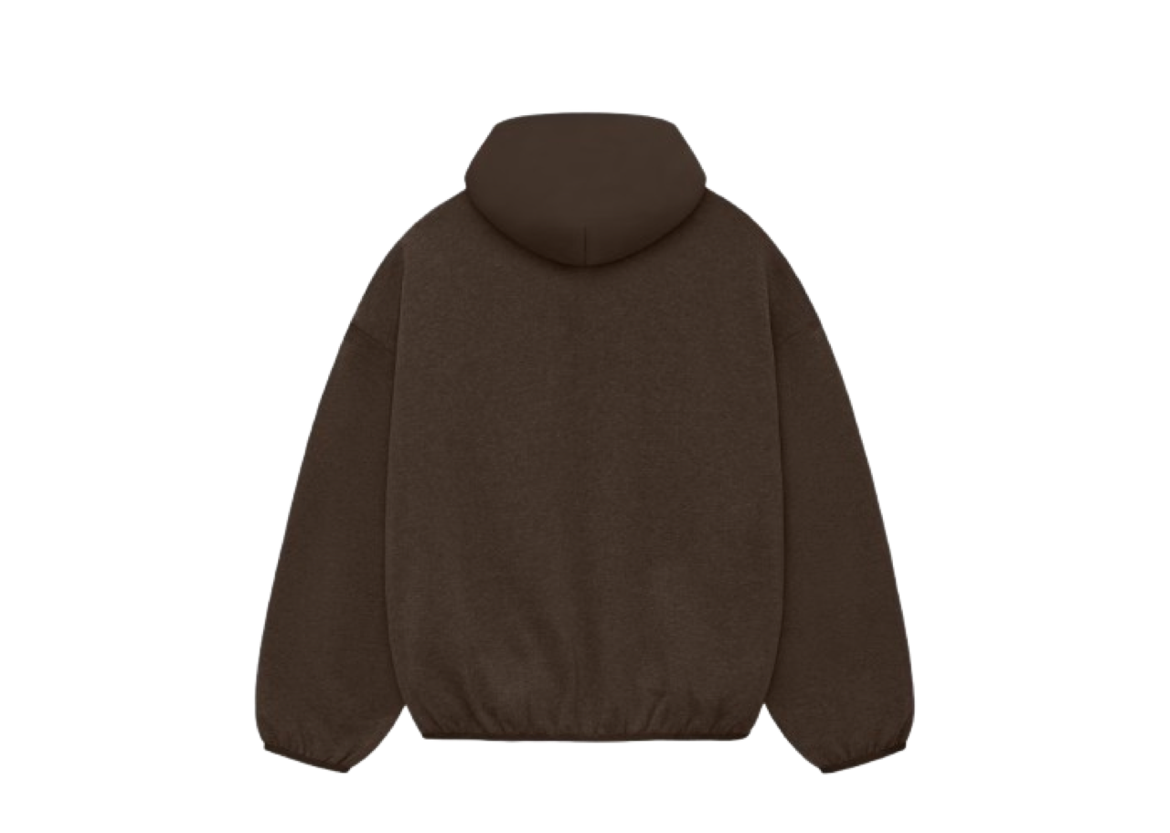 Fear Of God Essentials Core Collection Nylon Fleece Hoodie Heather Wood/Wood - photo 2