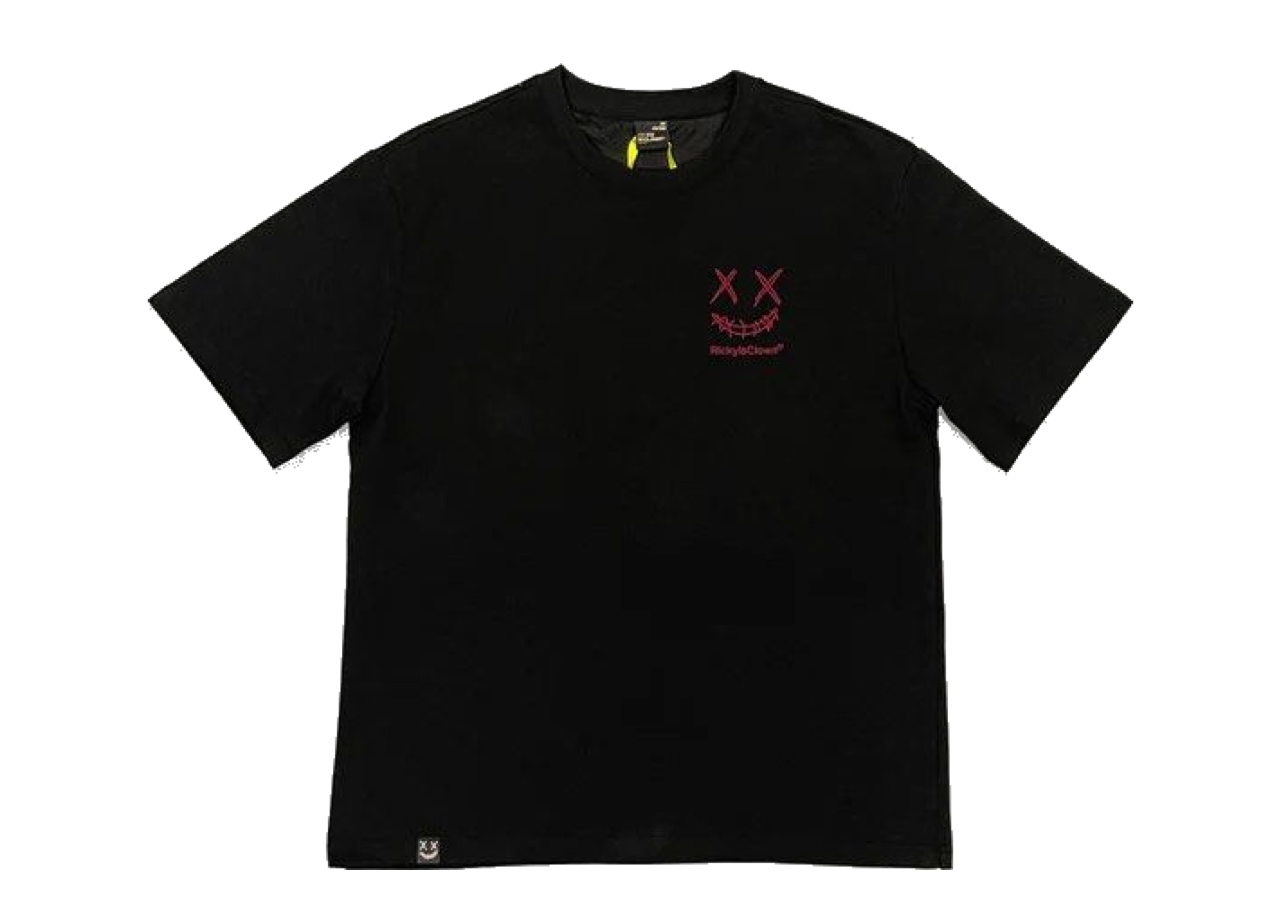 Ricky Is Clown Black Mamba Embroidery T-shirt Black Red - photo 2