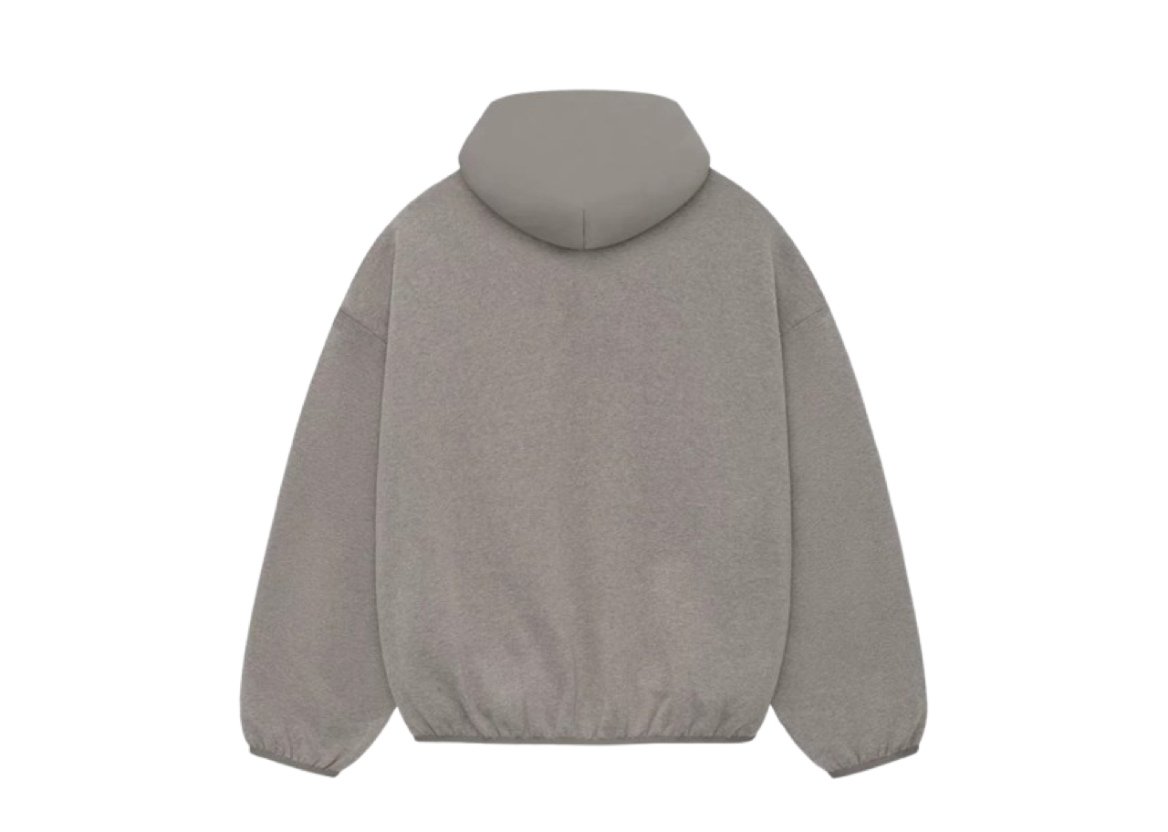 Fear of God Essentials Nylon Fleece Hoodie Heather Grey/Dust - photo 2