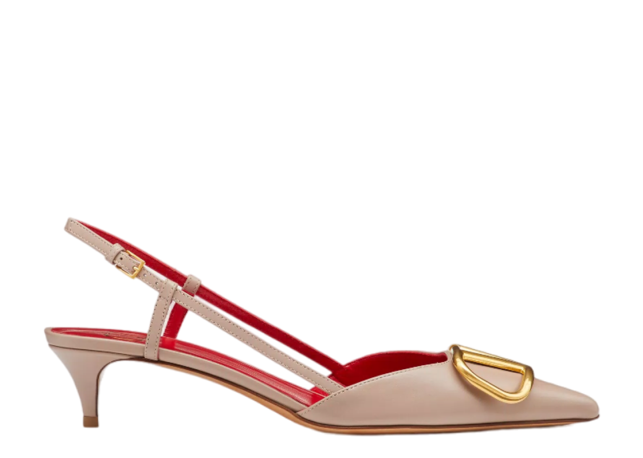 Valentino Vlogo Signature Calfskin Slingback Pump 40MM