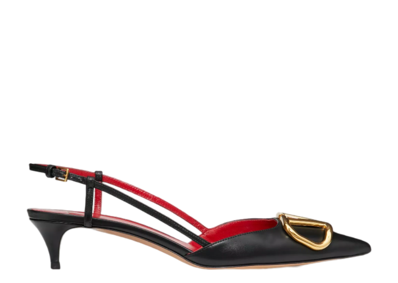 Valentino Vlogo Signature Calfskin Slingback Pump 40MM