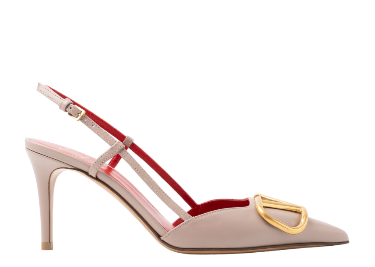 Valentino Vlogo Slingback Calf Leather 80MM
