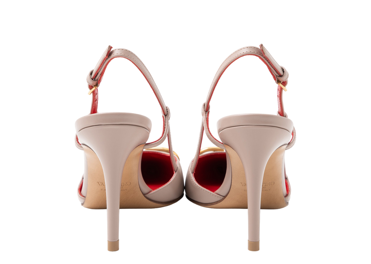 Valentino Vlogo Slingback Calf Leather 80MM - photo 3