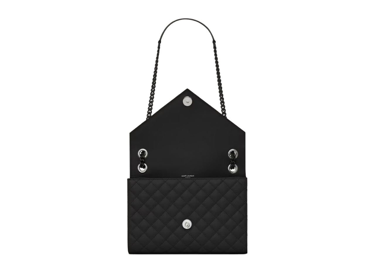 Saint Laurent Envelope Medium in Quilted Bag - photo 3