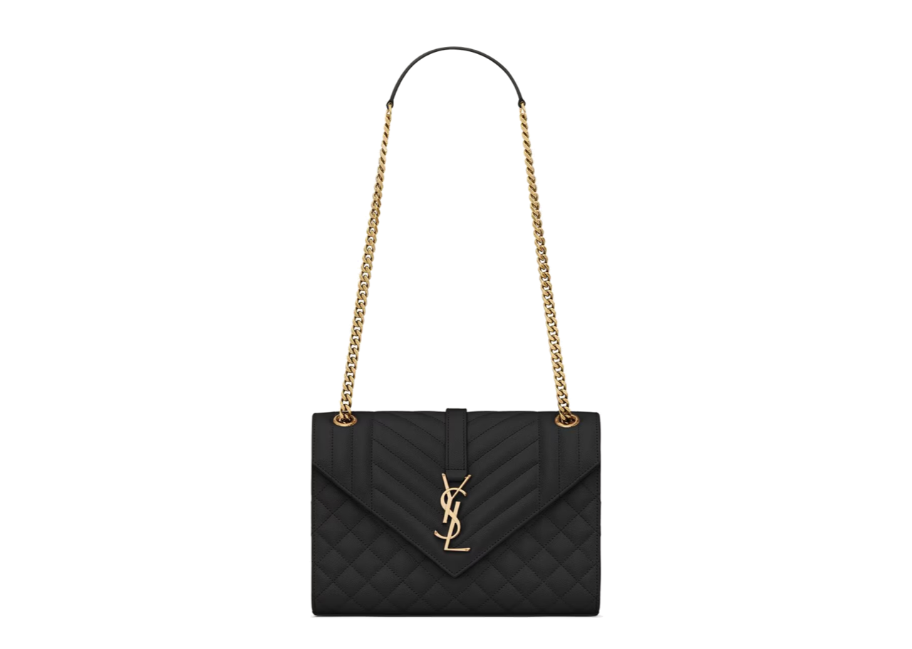 Saint Laurent Envelope Medium in Quilted Bag