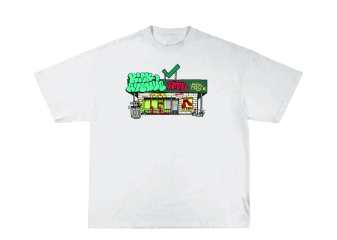 Never Too Lavish Street Front Tee White