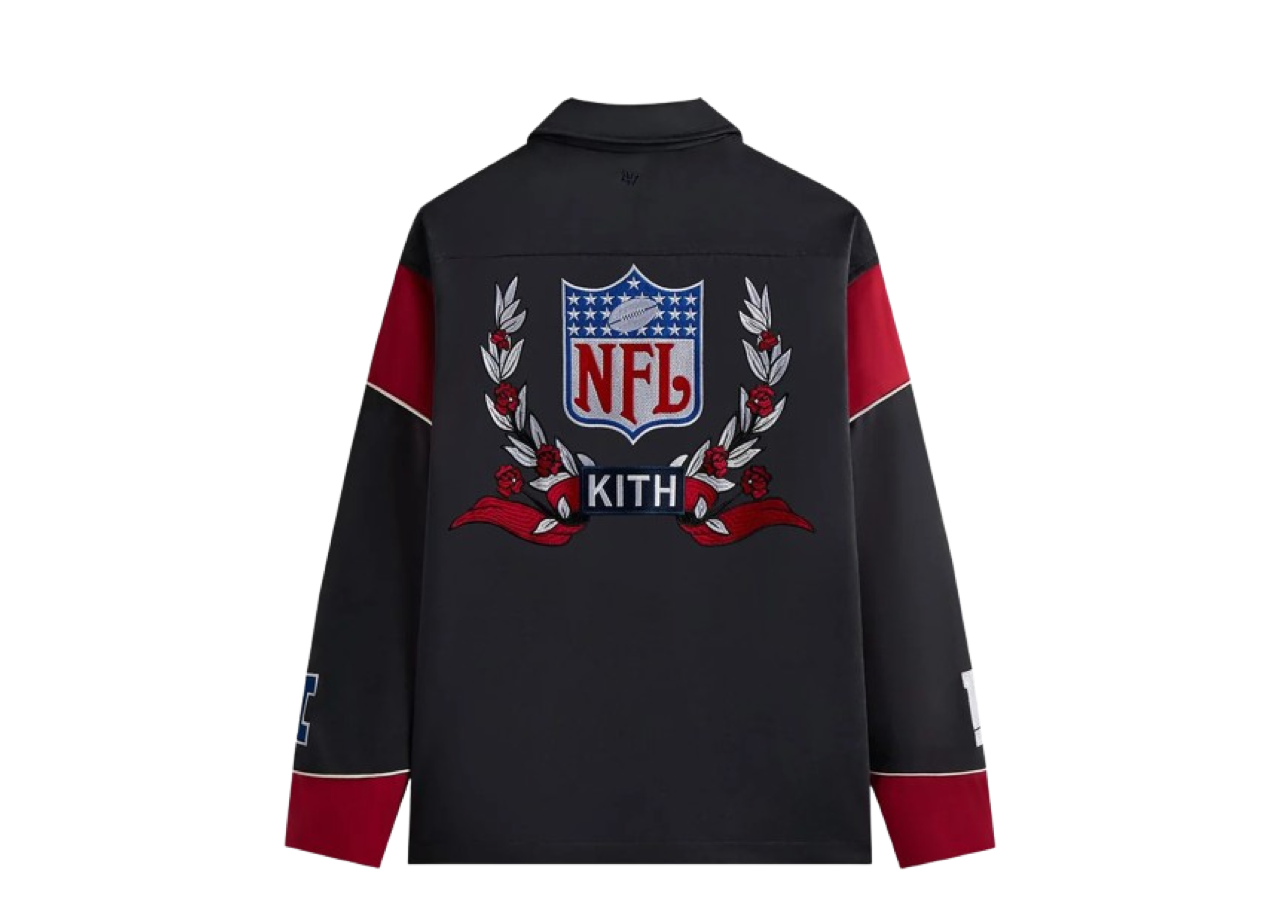 Kith & 47 for the NFL: Giants Kieran Coaches Jacket Nocturnal - photo 2