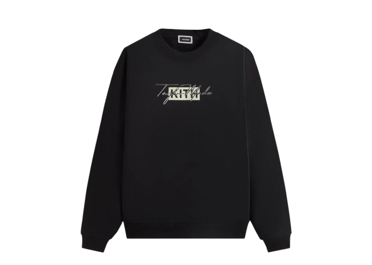 Kith For TaylorMade Script Nelson Crewneck Black