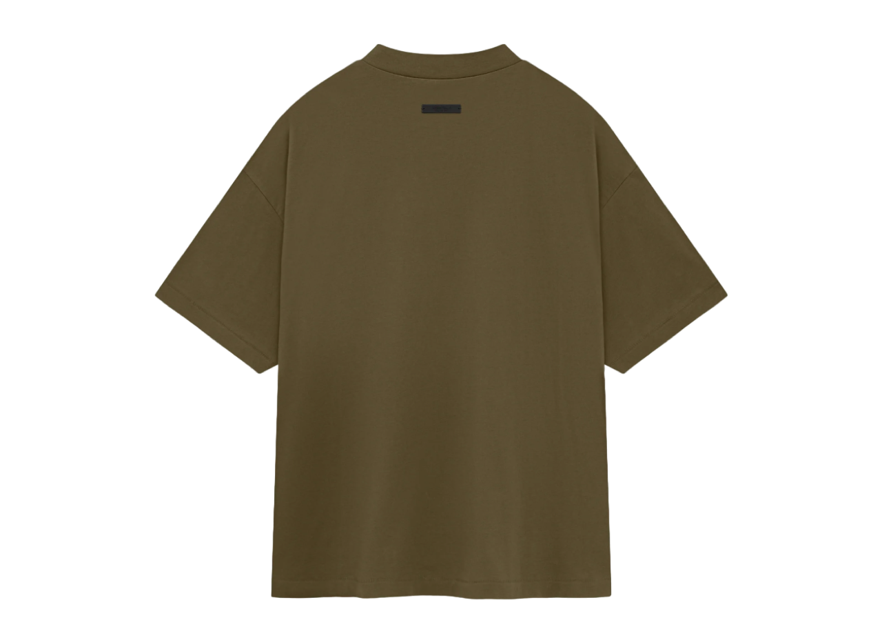 Fear Of God Essentials Jersey Crewneck T-shirt Olive - photo 2