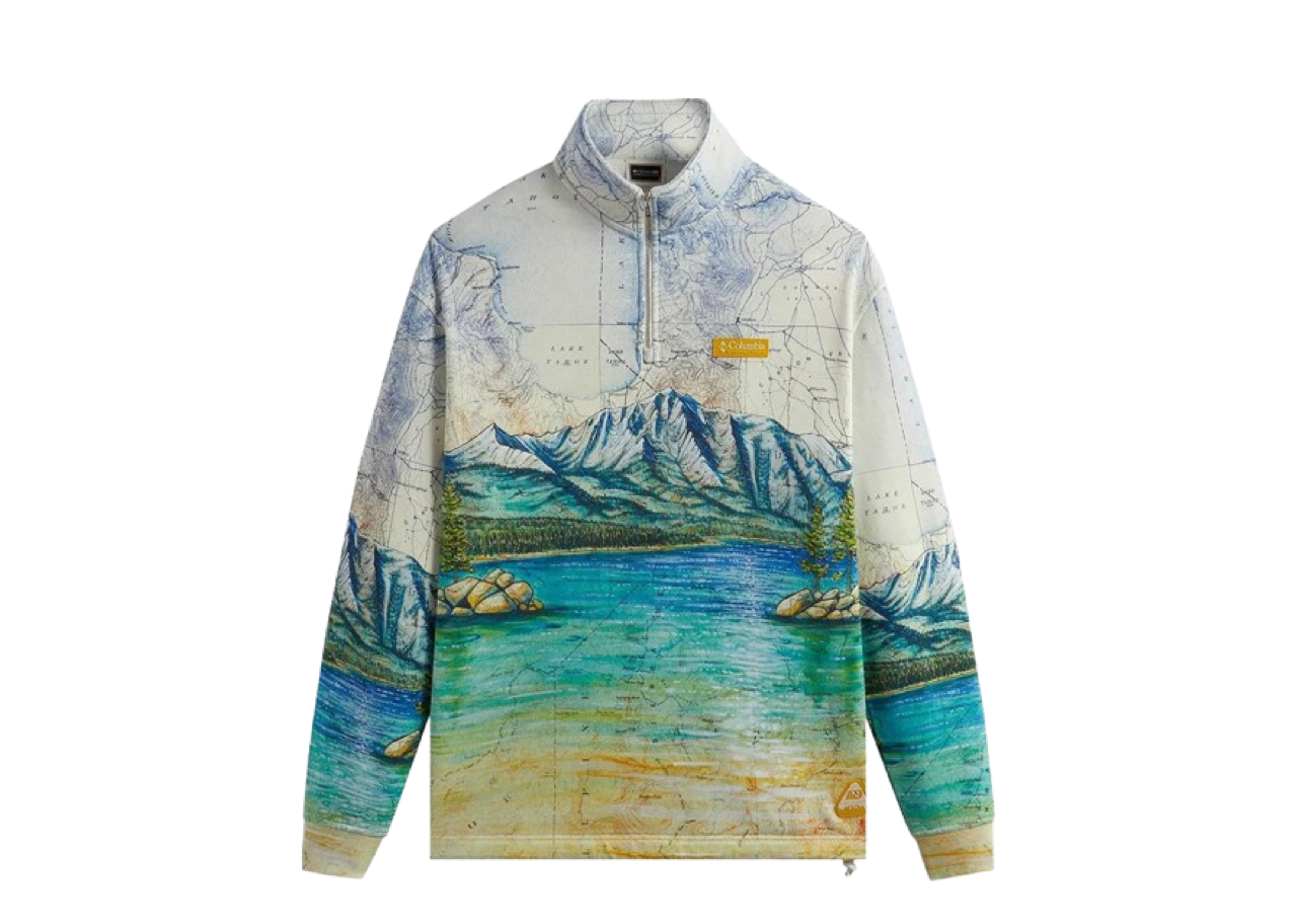 Kith For Columbia Lake Tahoe Quarter Zip Chalk