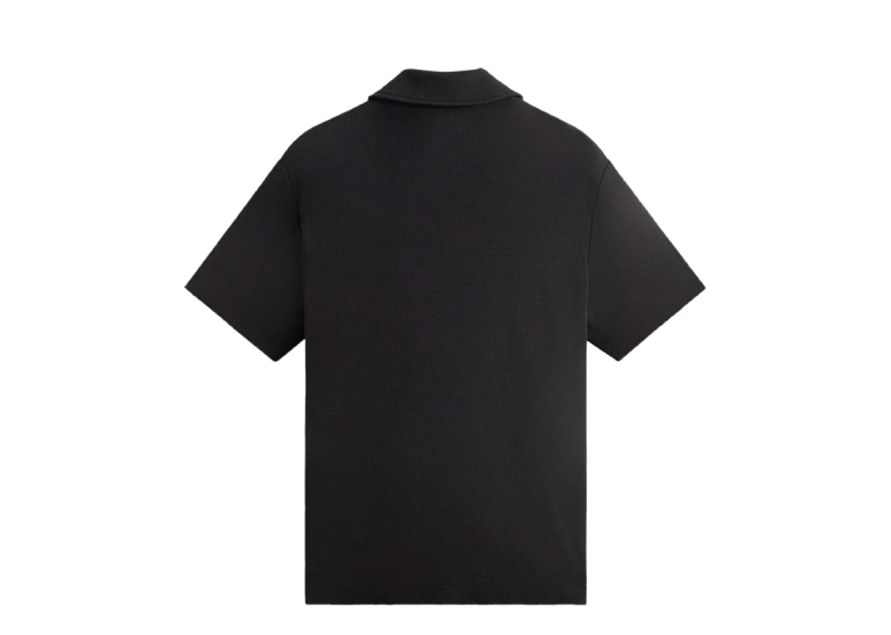 Kith Micro Waffle Drew Polo Black - photo 2