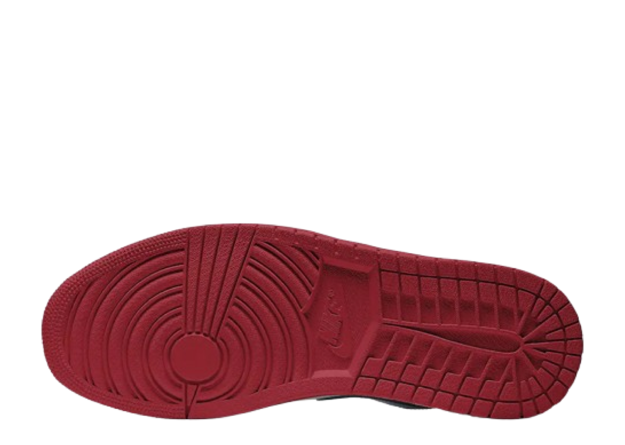 Air Jordan 1 Low White University Red Black - photo 3