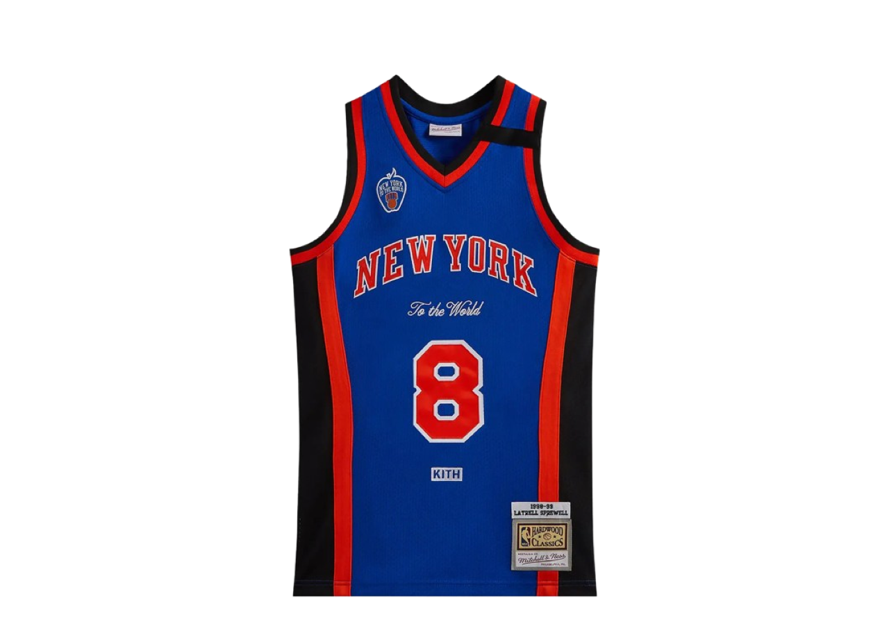 Kith And Mitchell & Ness For The New York Knicks Latrell Sprewell Jersey Knicks