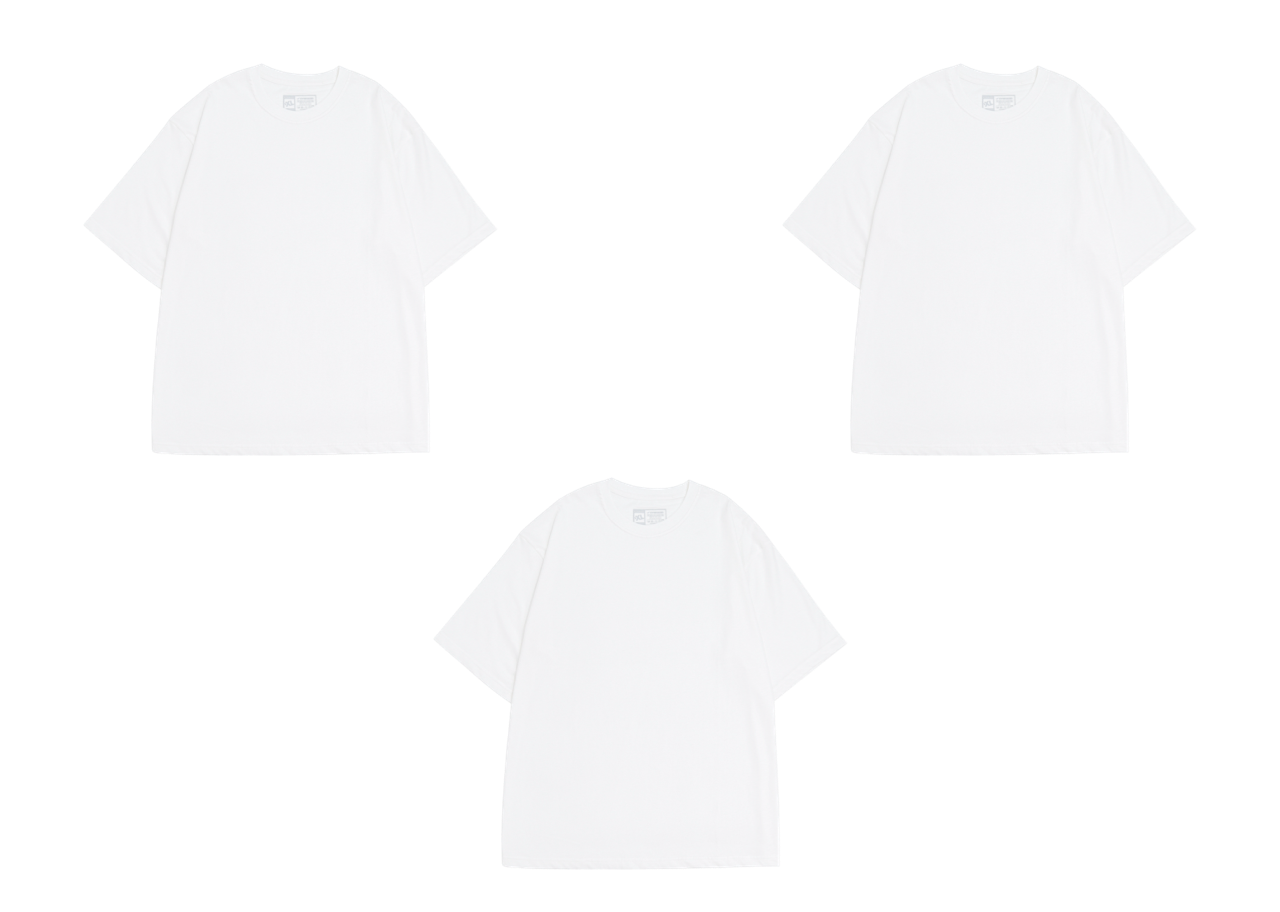 Kick Avenue Heritage White T-Shirt Short Sleeve (Bundle 3)