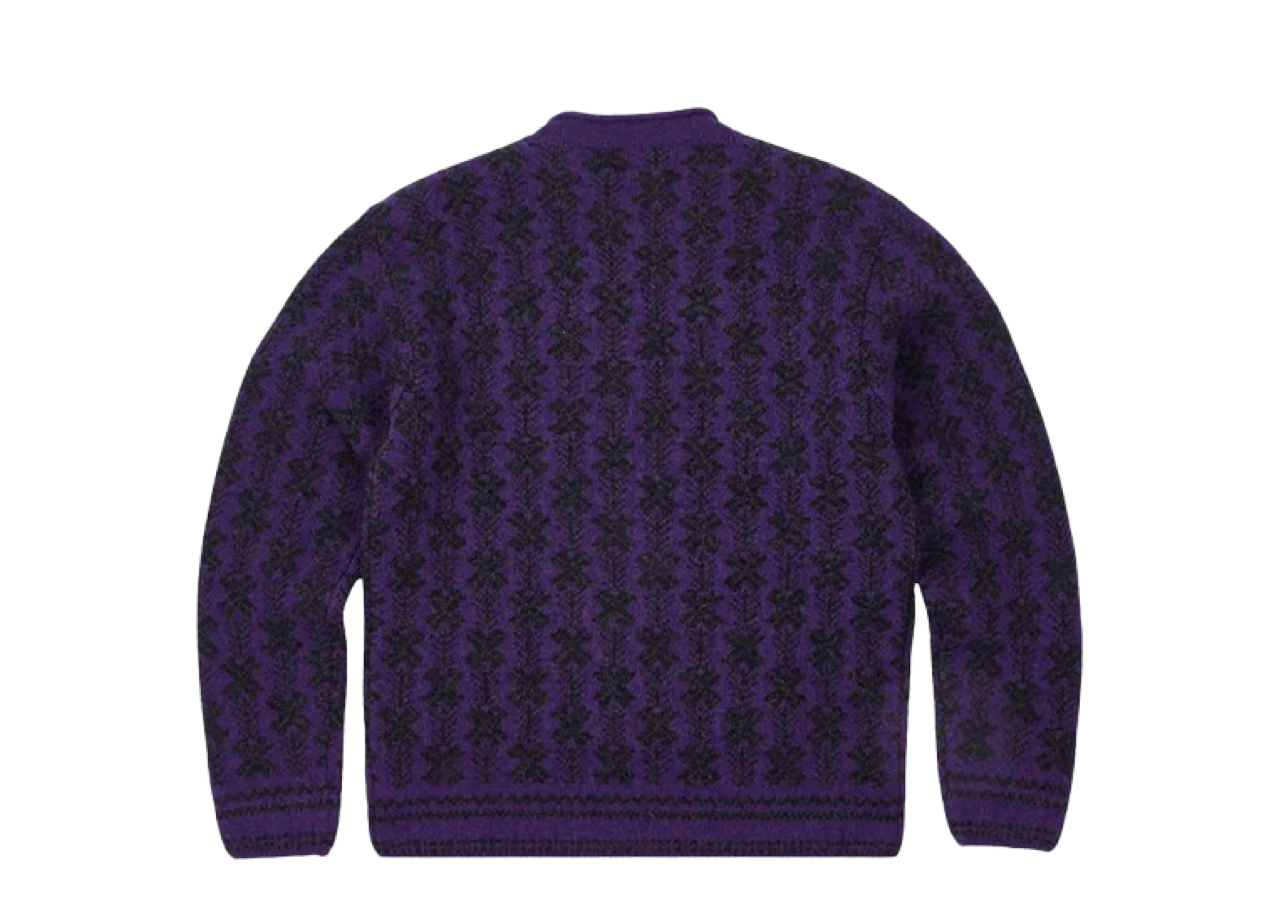 Palace x C.P. Company Lambswool Knit Purple - photo 2