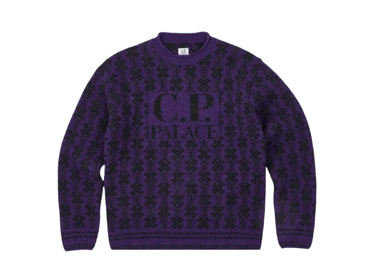 Palace x C.P. Company Lambswool Knit Purple