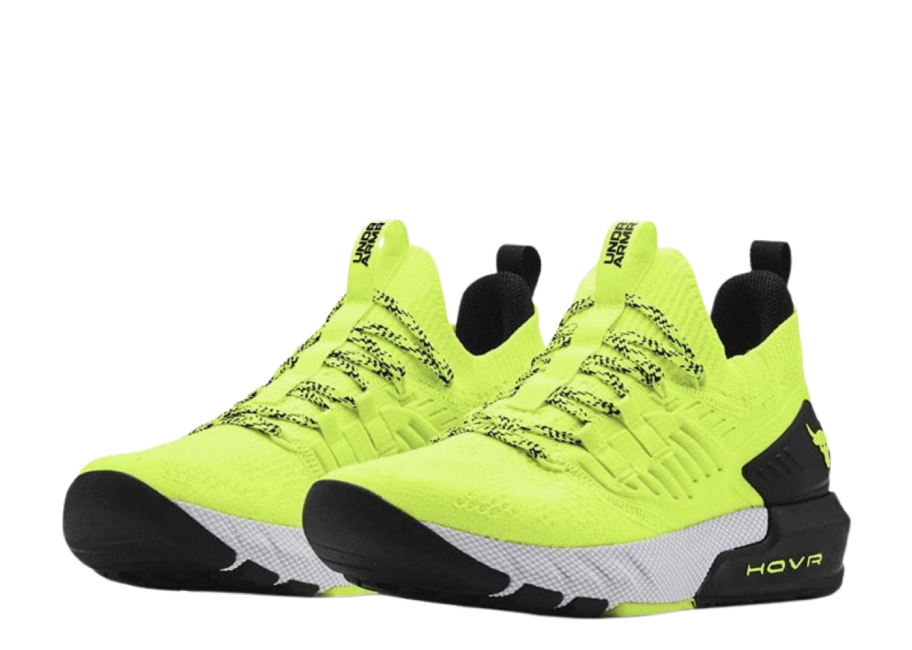 Under Armour Project Rock 3 High Vis Yellow Black - photo 2