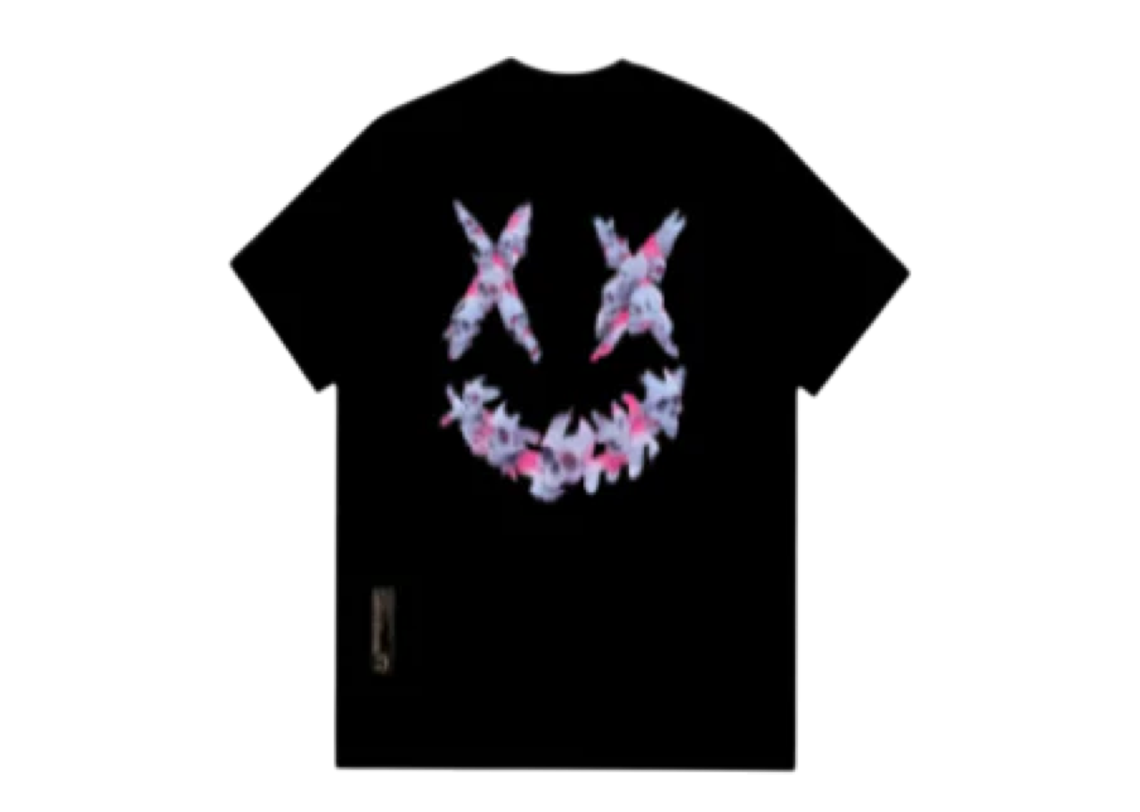 Ricky Is Clown Mr.bones Joker Smiley T-Shirt Black