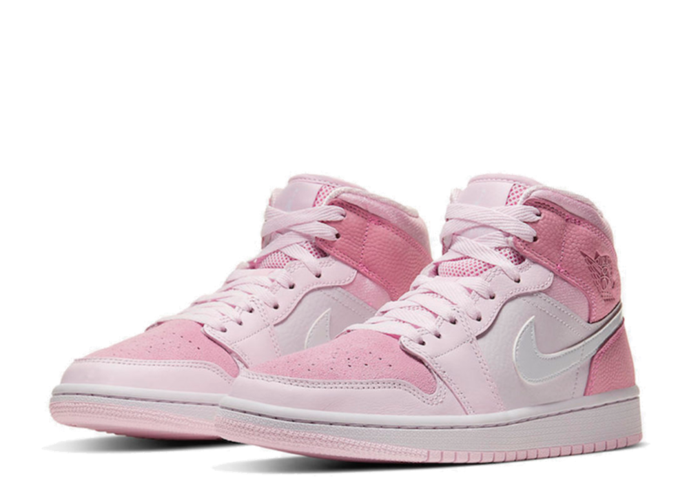 Air Jordan 1 Mid Digital Pink (Women's) - photo 2