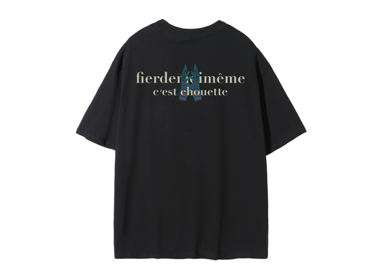 Fier De Moi C'est Chouette T-shirt Black