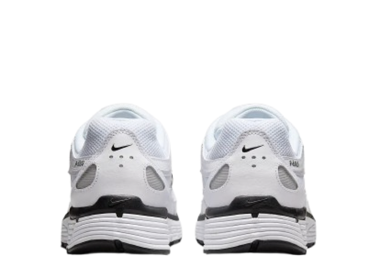 Nike P-6000 White Metallic Silver Black - photo 3