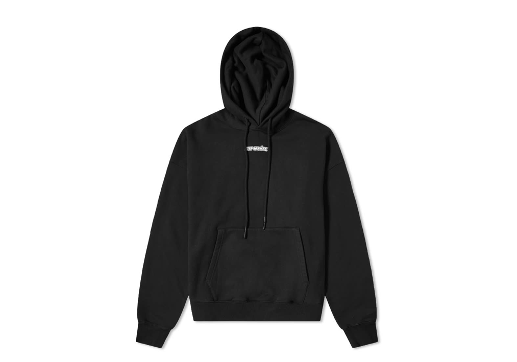 Off-White Marker Arrow Oversized Hoodie Black Red