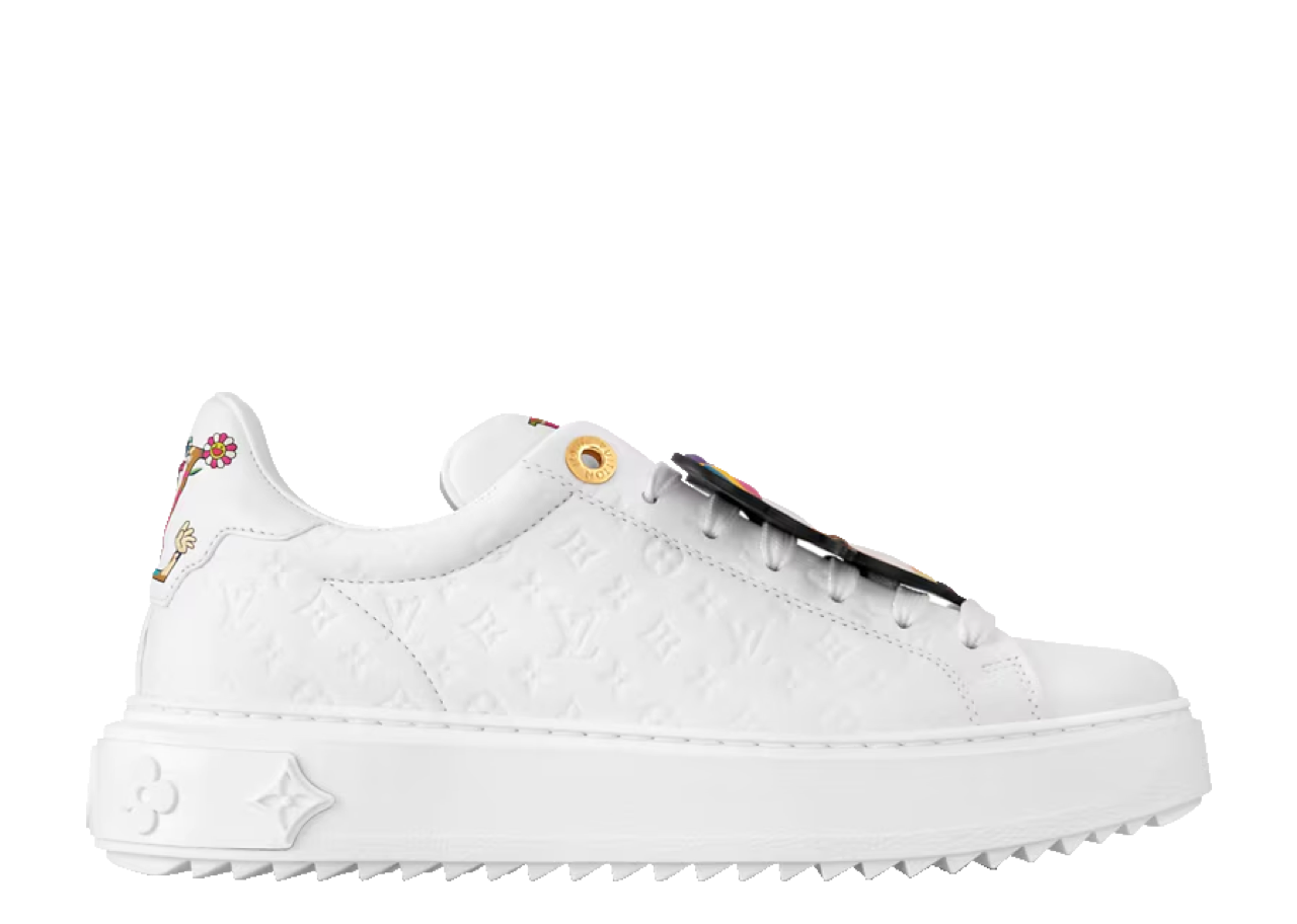 Louis Vuitton x Takashi Murakami Time Out Sneaker White