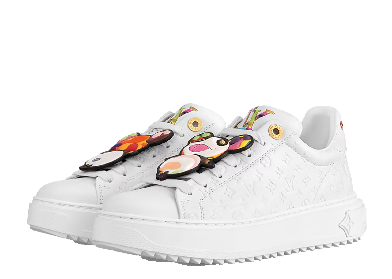 Louis Vuitton x Takashi Murakami Time Out Sneaker White - photo 2
