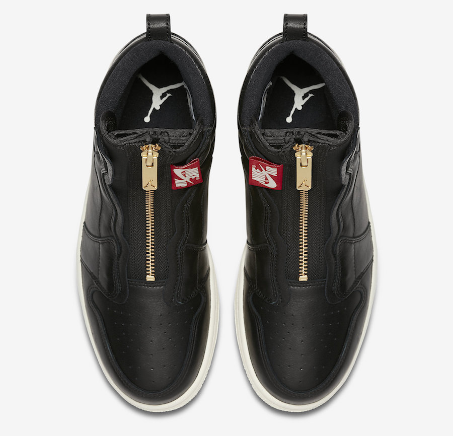 Air Jordan 1 Retro High Zip Black Sail (Women's) - photo 3