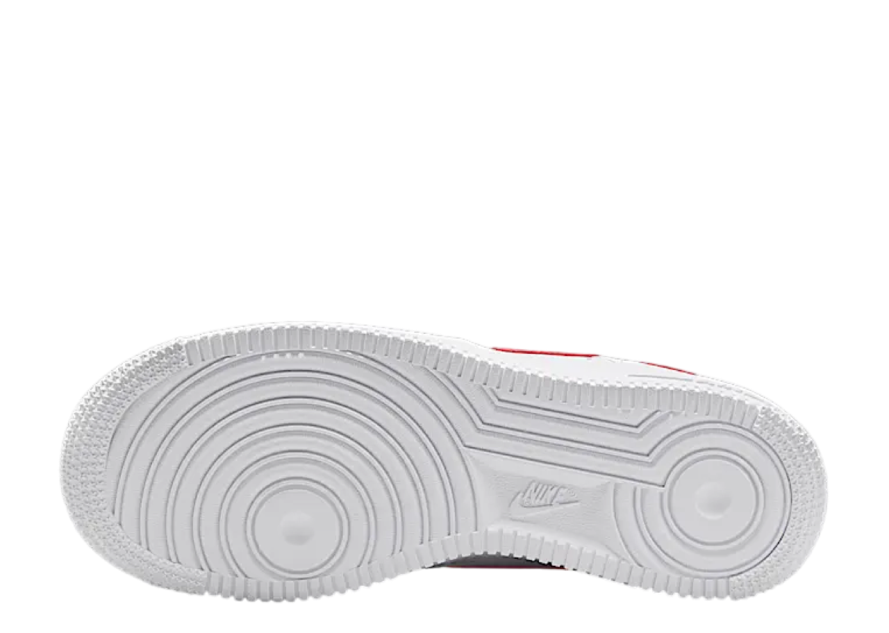 Nike Air Force 1 LV8 White University Red (Grade School) - photo 3
