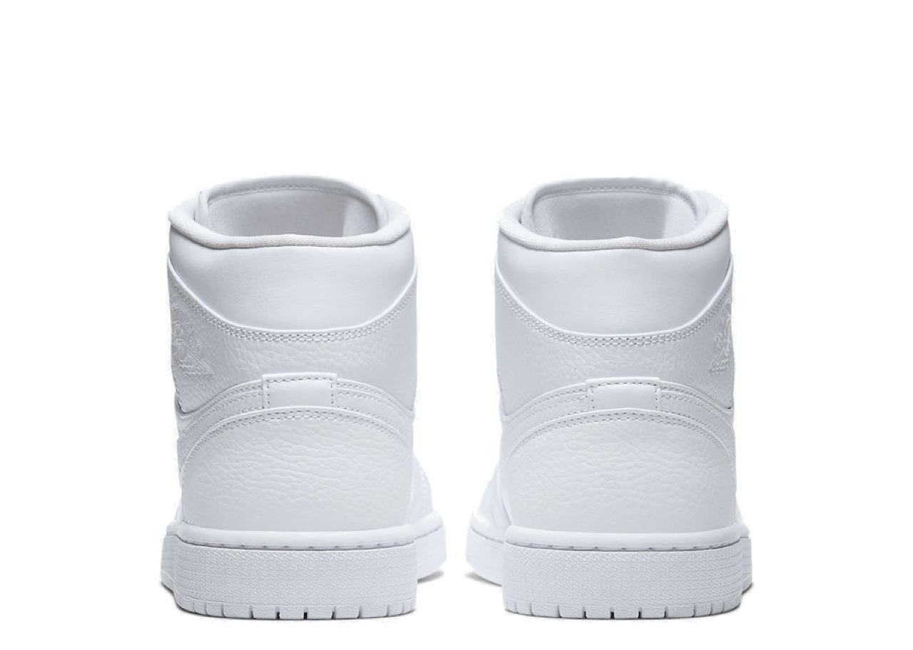 Air Jordan 1 Mid Triple White 2.0 (2020) - photo 3