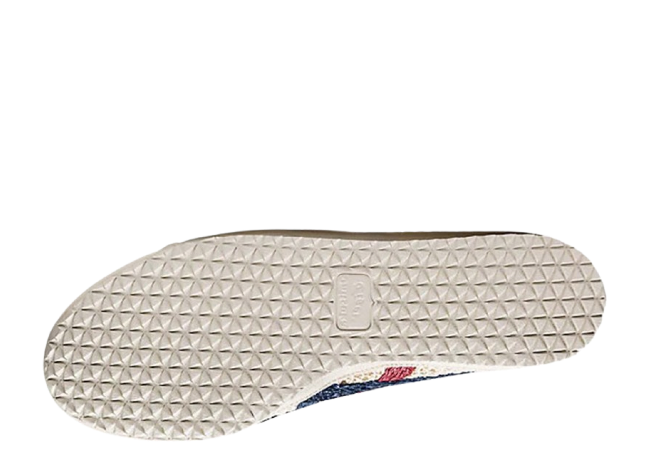 Onitsuka Tiger Mexico 66 Sabot Cream Mako Blue Red - photo 4