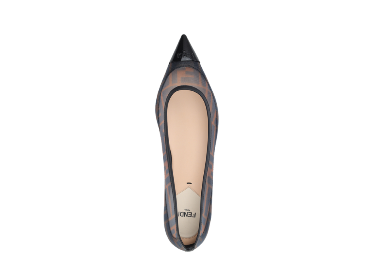 Fendi Colibri Pointed Toe Ballerina Flat - photo 4