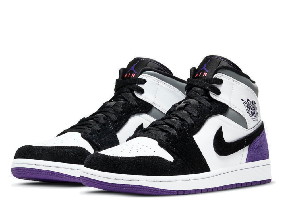 Air Jordan 1 Mid SE Purple - photo 2