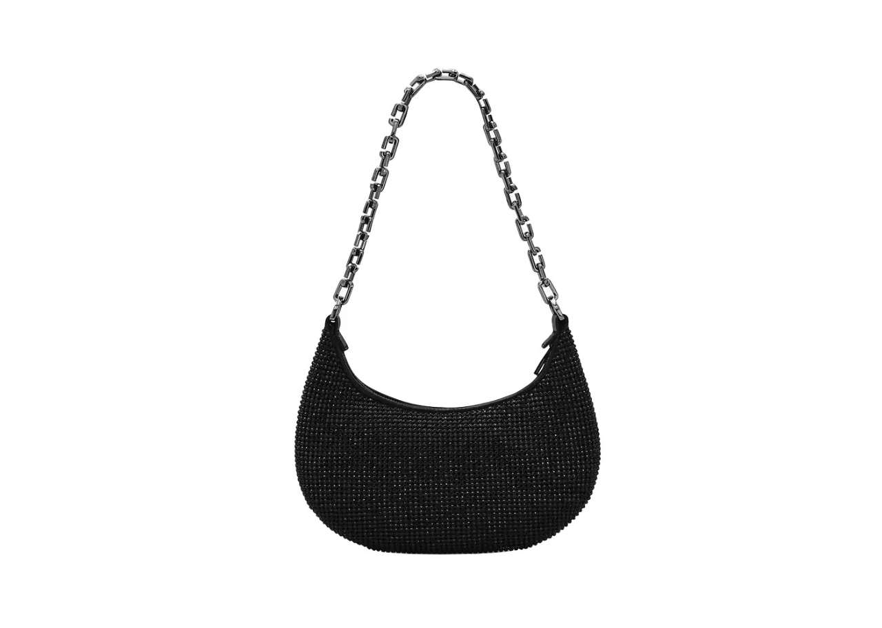 Marc Jacobs The Rhinestone Small Curve Bag Crystal - photo 2