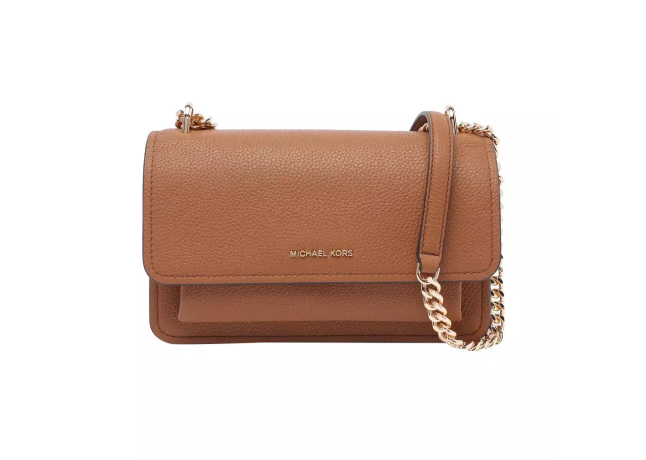 Michael Kors Claire Large Pebbled Convertible Shoulder Bag