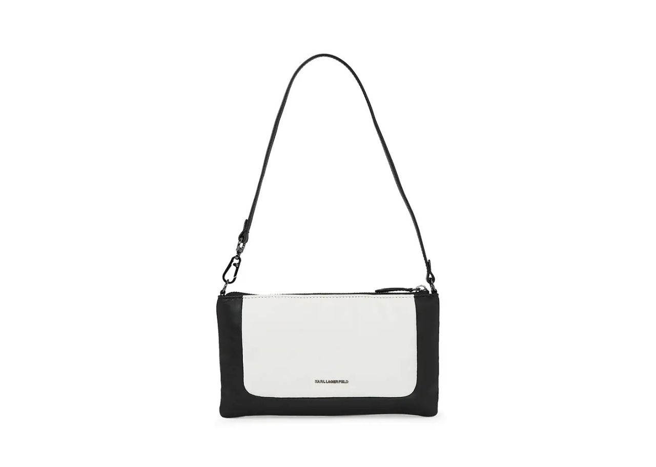 Karl Lagerfeld K/ikonik 2.0 PU Shoulder Bag White - photo 2