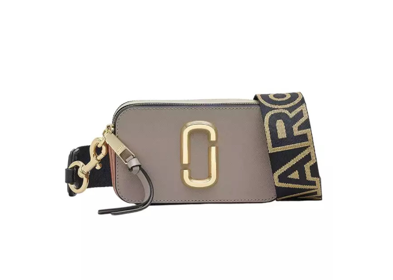 Marc Jacobs The Snapshot Camera Outline Bag Logo Strap