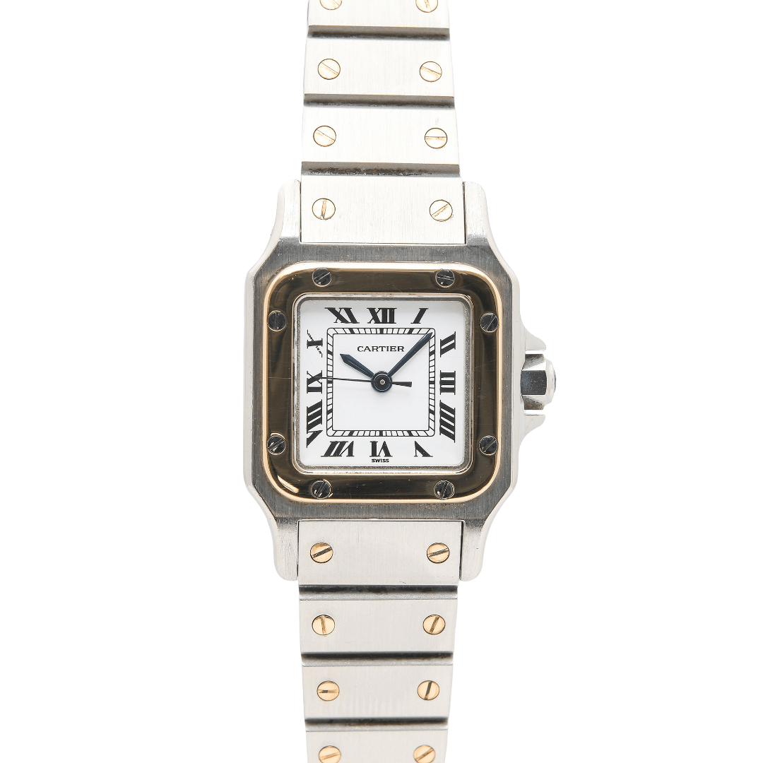 Cartier Santos Carree Small Two-Tone Automatic Ref: 0902