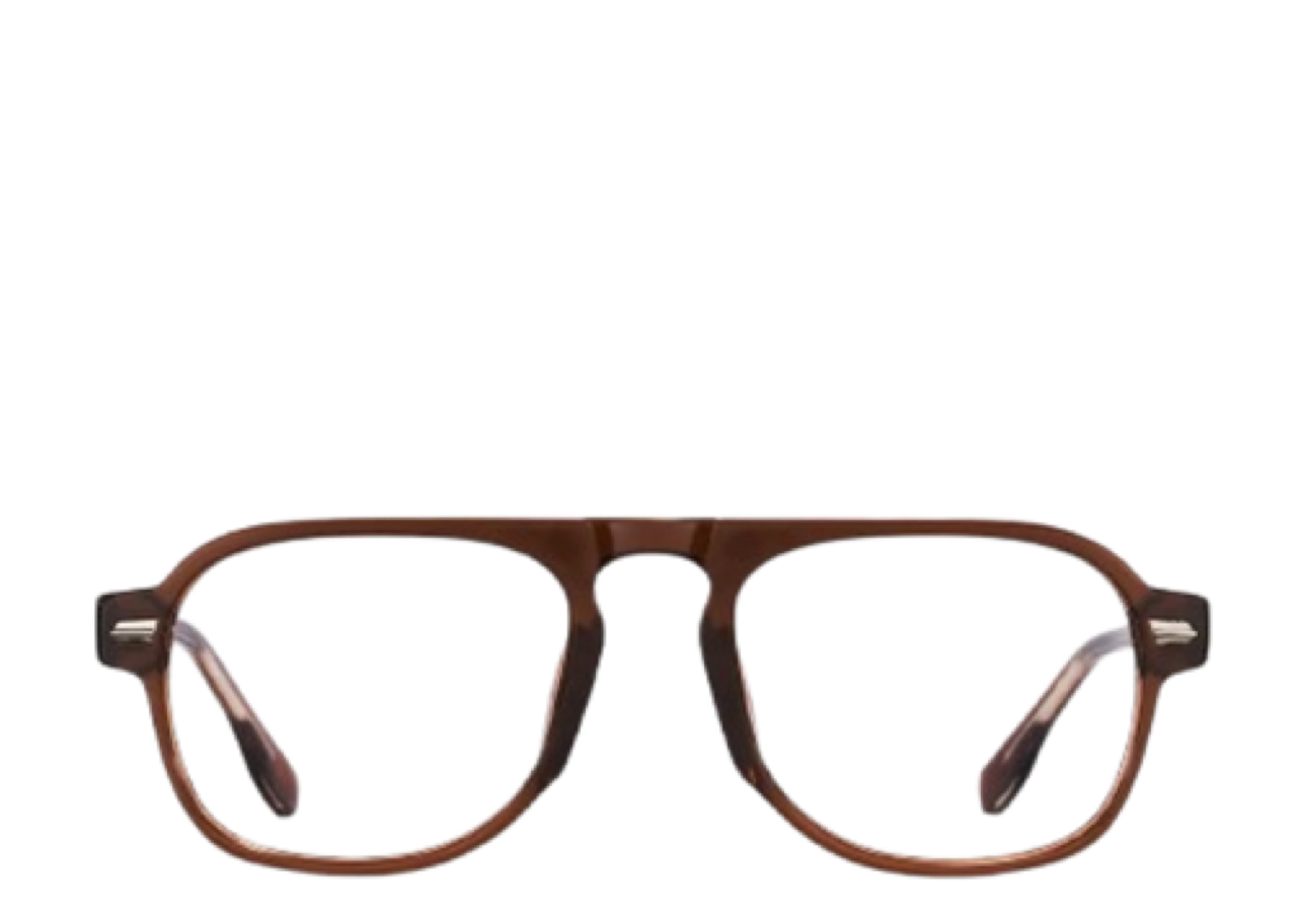 Blue Elephant Glasses Perrow Brown Crystal