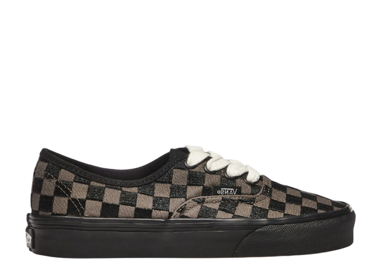 Vans Authentic Embroidered Checkerboard Black