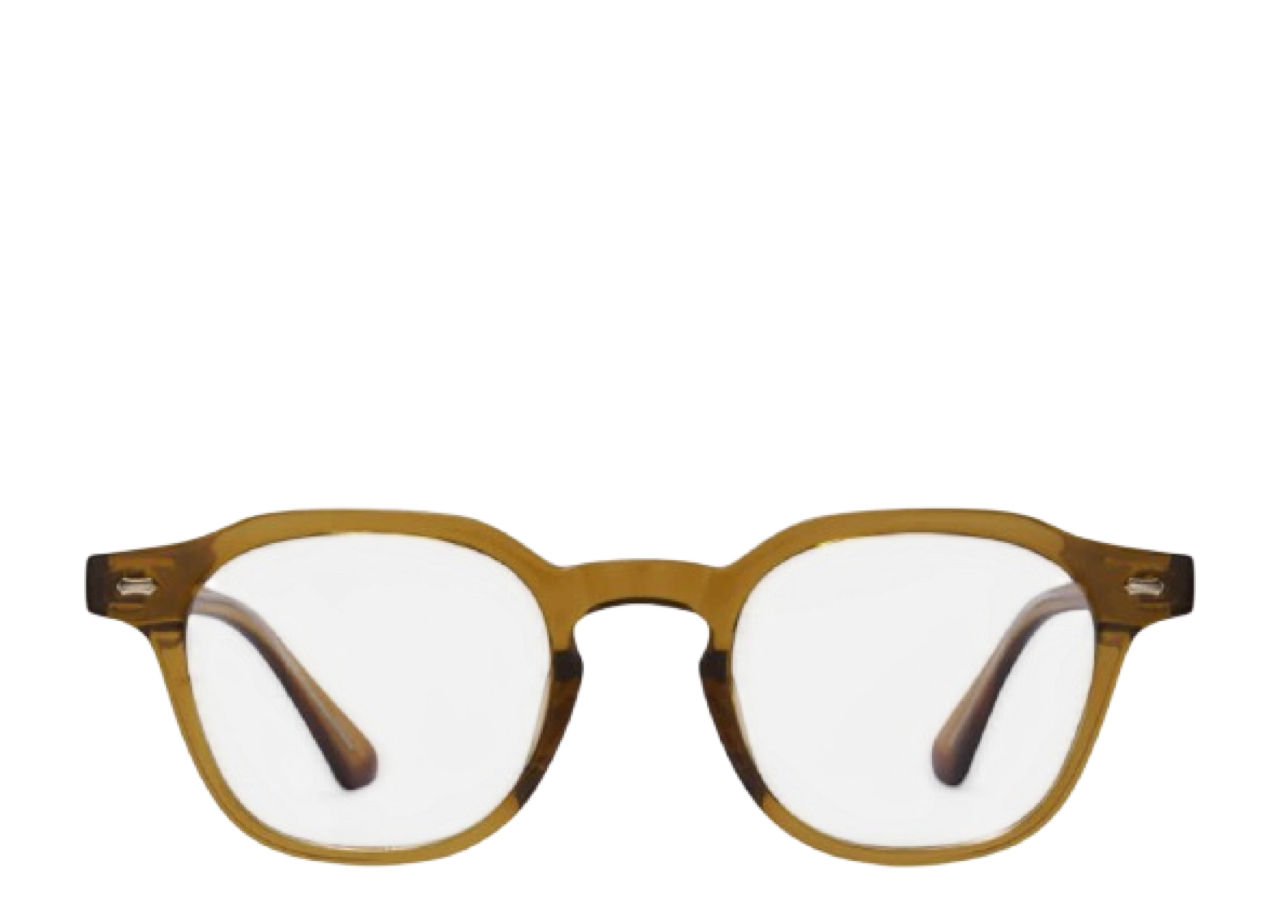 Blue Elephant Glasses Dillac Brown Crystal