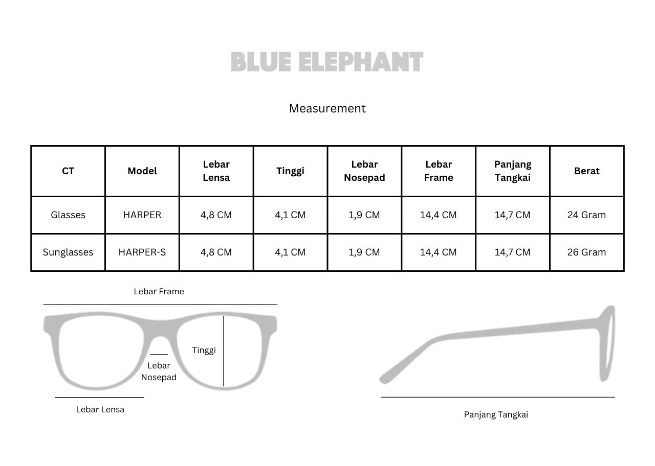 Blue Elephant Glasses Harper Black - photo 5