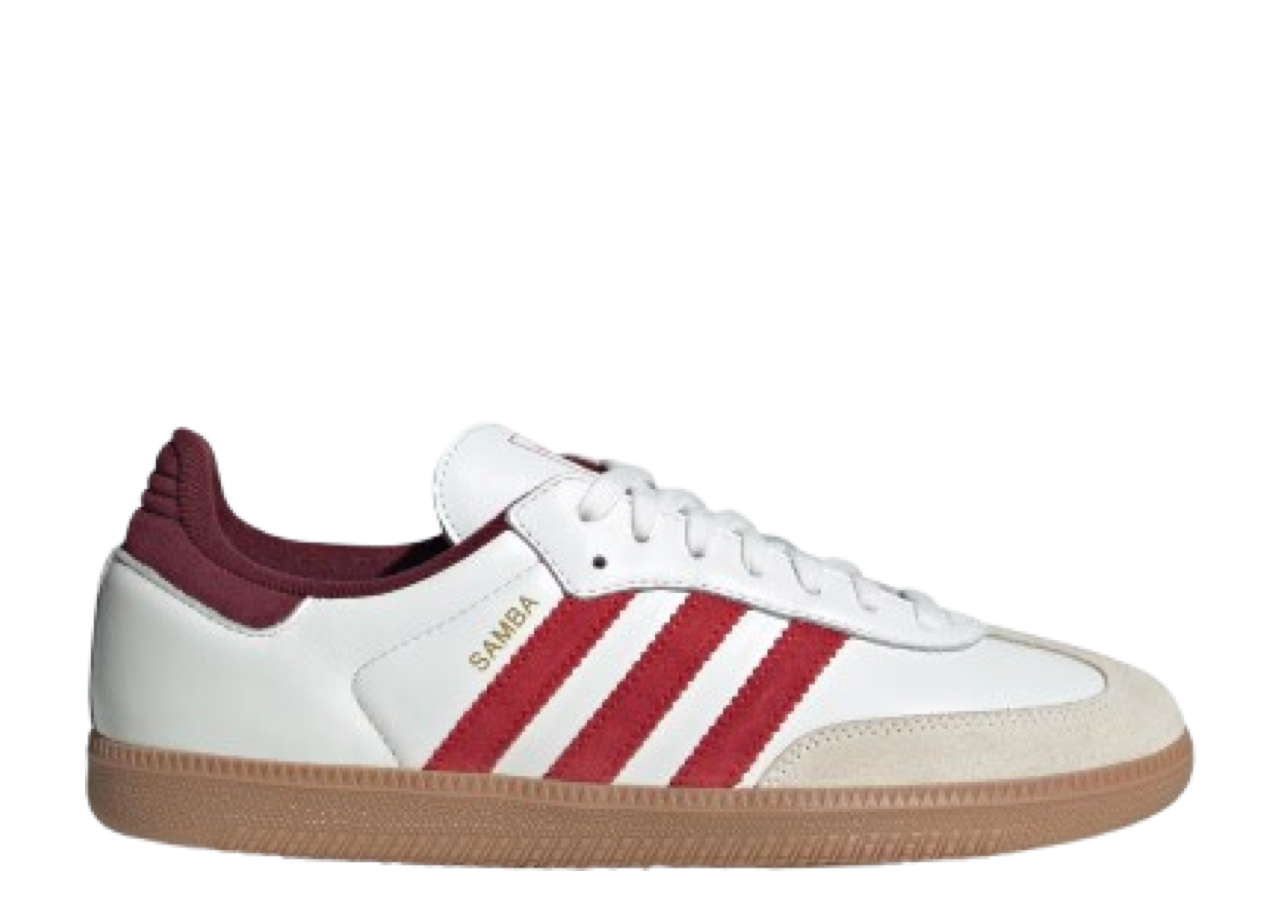 Adidas Samba OG White Better Scarlet Shadow Red