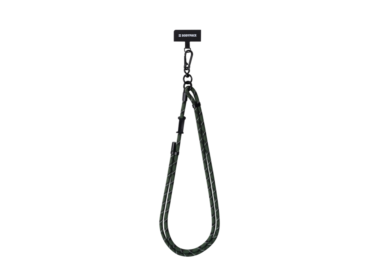 Bodypack Traipse Lanyard Strap Green Black
