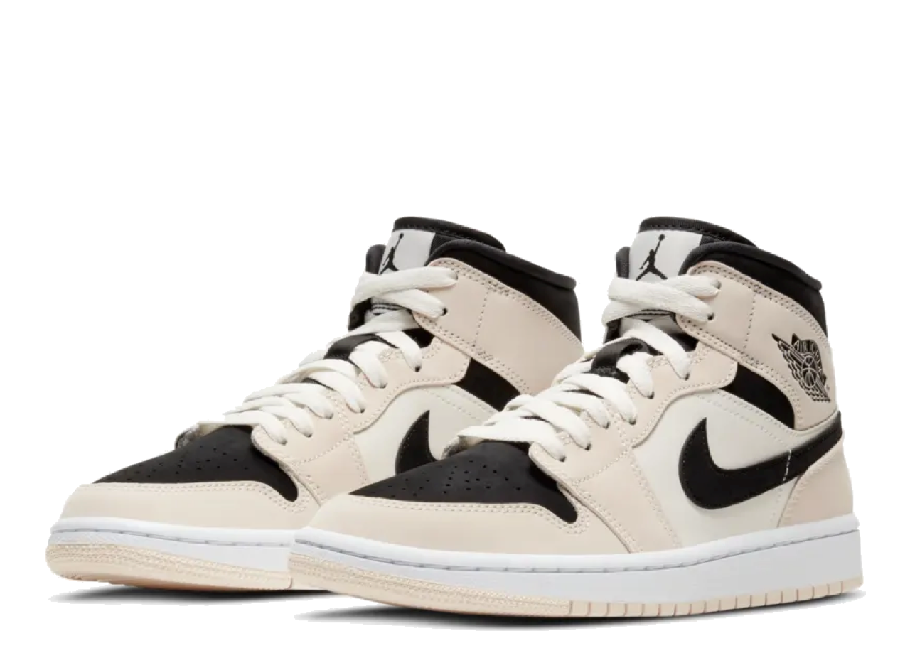 Air Jordan 1 Mid Barely Orange Light Violet (Women's) - photo 2