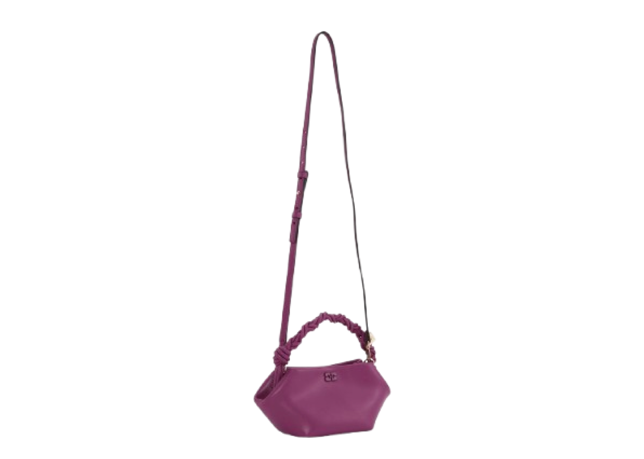 Ganni Mini Bou Bag Boysenberry - photo 3