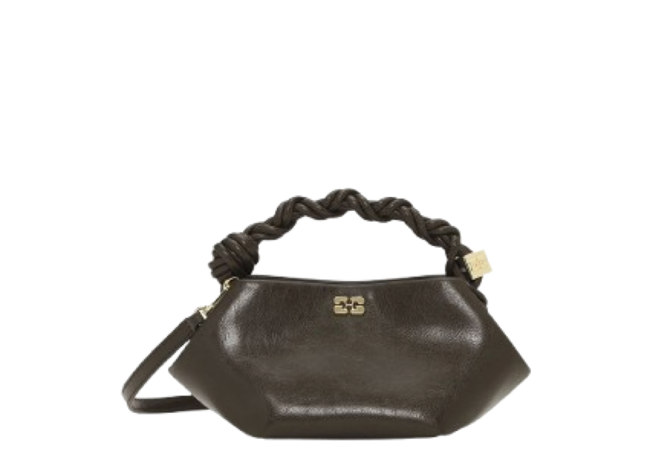 Ganni Mini Bou Bag Dark Olive